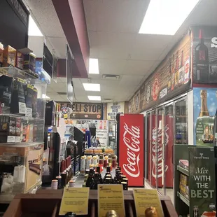 a wide selection of beverages
