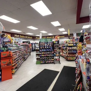 Inside the store