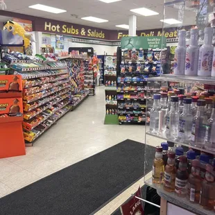 Inside the store