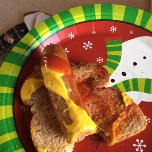 Extra hot, hot link.  YUM!