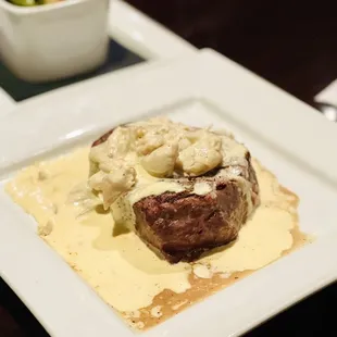oz Filet Mignon with Crab
