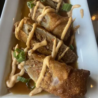 Duckand Andouille Eggrolls