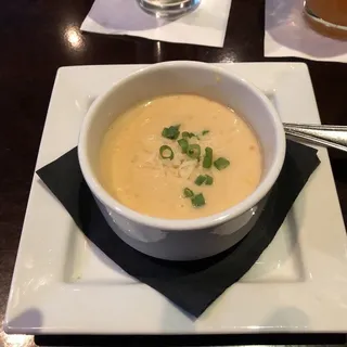 Corn, Crab and Brie Bisque
