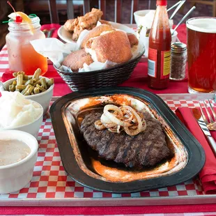 steak, food