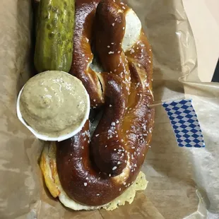 Bavarian Pretzel Melt