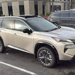 Just before dinner at Strummer's, gifted this 2025 Nissan Rogue 2025 to a promising young, black protege, Mason Harding!