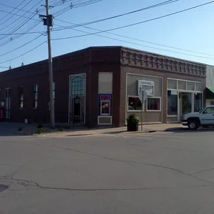The building from the outside. It sits on the corner of Fremont and Second Streets.
