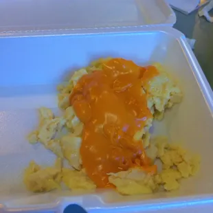 Eggs with &quot;cheese&quot;