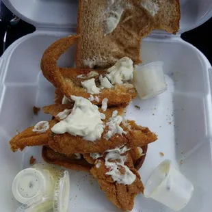 3 piece whitting... good flavor..a bit overdone but still tasty