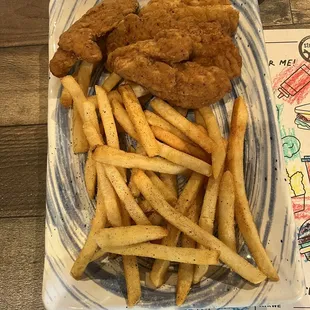 Kids meal chicken strips