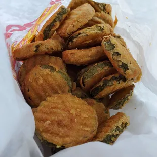 Fried pickles.