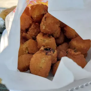 Fried okra.