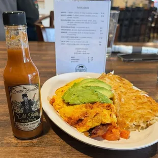 Stubbys omelett plus chorizo