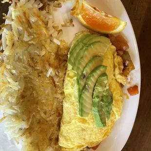 Dylan's Omelette! So super yummy!!  And Eggs Benedict! Amazing! Great service, coffee always full!