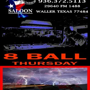 Texas Thunder Saloon !&quot; Steak Night&quot;, &quot;Karaoke&quot;, Pool, No -Cover &quot;Live Music&quot;. Brand New Big Screens, &quot;Dance Floor&quot;, 8 ball thursdays