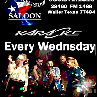 Best Karaoke in Waller TX is at The Texas Thunder Saloon WED Stubbys Texas Thunder SaloonWe feature a new FULL SERVICE BAR,