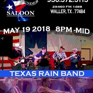 Texas Thunder Saloon !&quot; Steak Night&quot;, &quot;Karaoke&quot;, Pool, No -Cover &quot;Live Music&quot;. Brand New Big Screens, &quot;Dance Floor&quot; Texas Rain