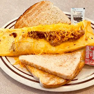 Corned Beef Hash Omelet