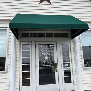 the front door