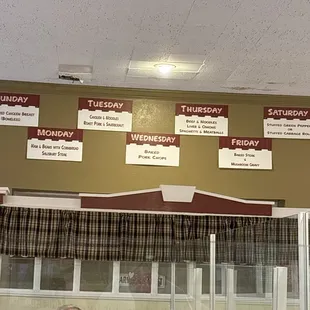 These are the daily specials!