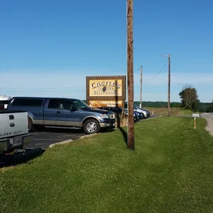 cars parked in a parking lot