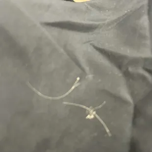 Pieces of hair falling out