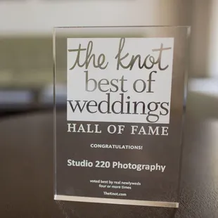 Studio 220 Photography in  Excelsior, Minnesota,  has been awarded by The Knot for the "Best-Of" Weddings Photographer Award ...