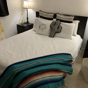 Cactus and Gilbert pillows