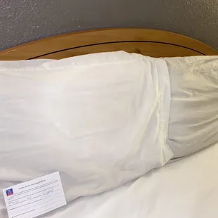 Sheets that weren't washed