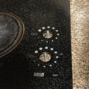 No nobs on stove