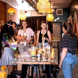 What a blast this bridal shower was here at Studio 614!