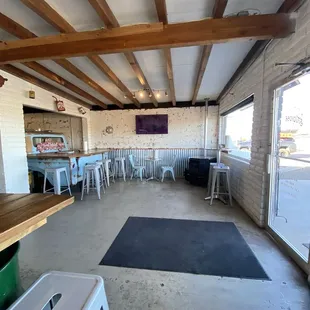 outside, sushi and sashimi