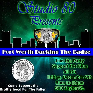 Another great event "Fort Worth Backing the Badge" benefiting the Brotherhood for The Fallen. Mayor Prices Pro Team will be delivering an op