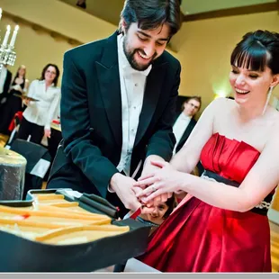 No joke when I say the entire room audibly cringed when we finally cut the cake.