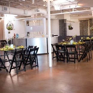 Our event space is perfect for weddings and events!