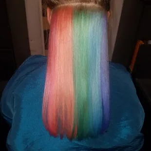 This is just one of the many beautiful haircoloring works done by Kelsey from Studio eMMe.