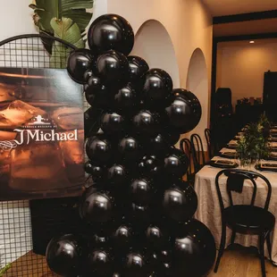 Birthday party setup