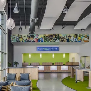 Branding starts from the inside out. Our interior services assure that your first impression sends the right messages.