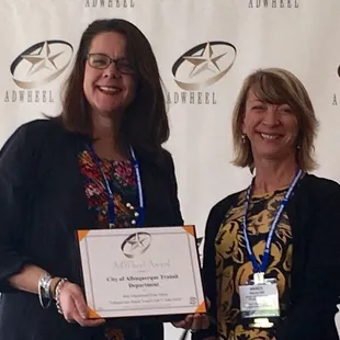 Studio Hill Design winning national awards for great design and branding. This, from the American Public Transportation Association.