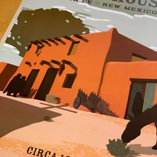 Oldest House Santa Fe Poster Design