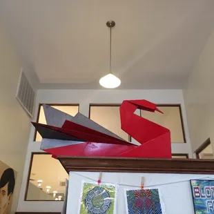 Cool steel-i-gami pieces at the gallery!