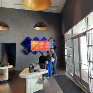 Kiosk where you can purchase tickets