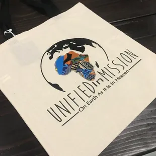 Unified Totes with embroidered appliqué