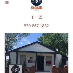 Studio Records Tulsa online - our website all about us PLUS online store open all the time!