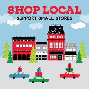 Shop Local, we're a small business &amp; appreciate all our customers.
