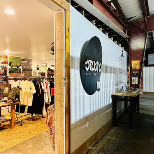 Skate shop is located inside of the skate park