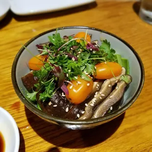 Avocado and Shiitake Mushrooms