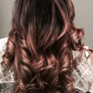 Rose-Gold  balayage