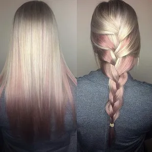 Pale pink pee-a-boos