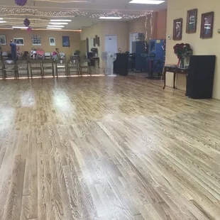 The dance floor is great!